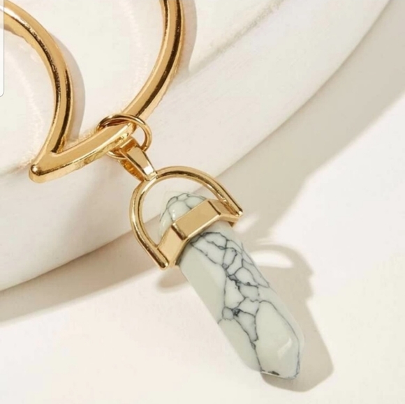 *Kendra* Pendant Moon Hair Clip - Picture 2 of 3